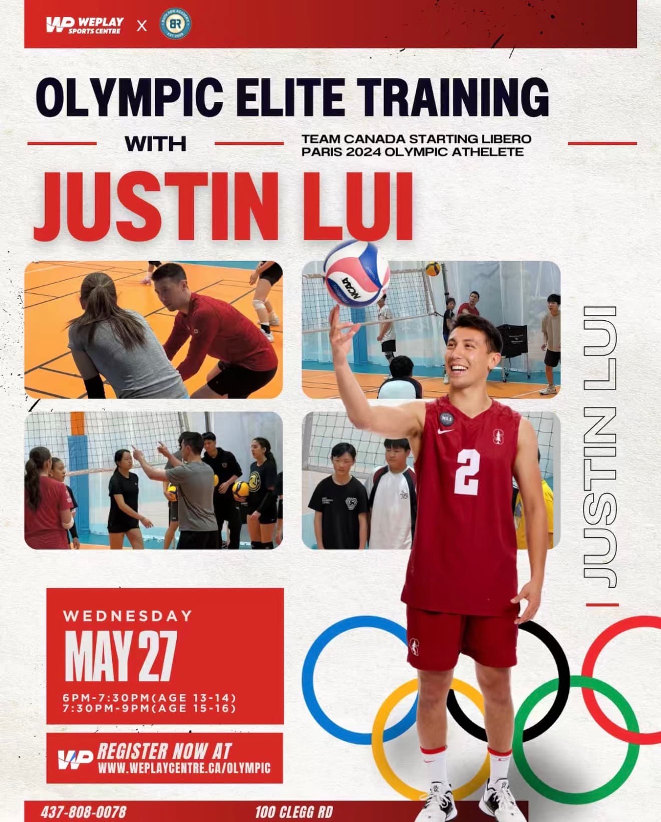 U13 Olympic Elite Training with Justin Lui flyer