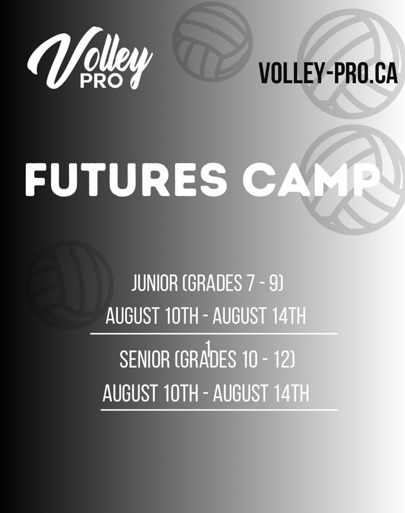 Futures Camp - Senior (Grades 10-12) flyer