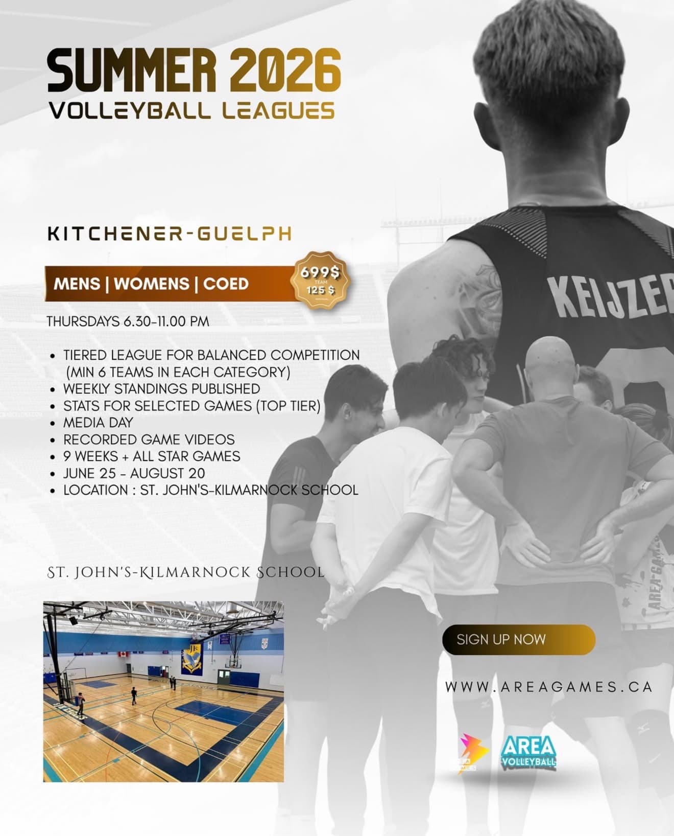 Kitchener-Guelph League - Mens/Womens/Coed (Thursday) flyer