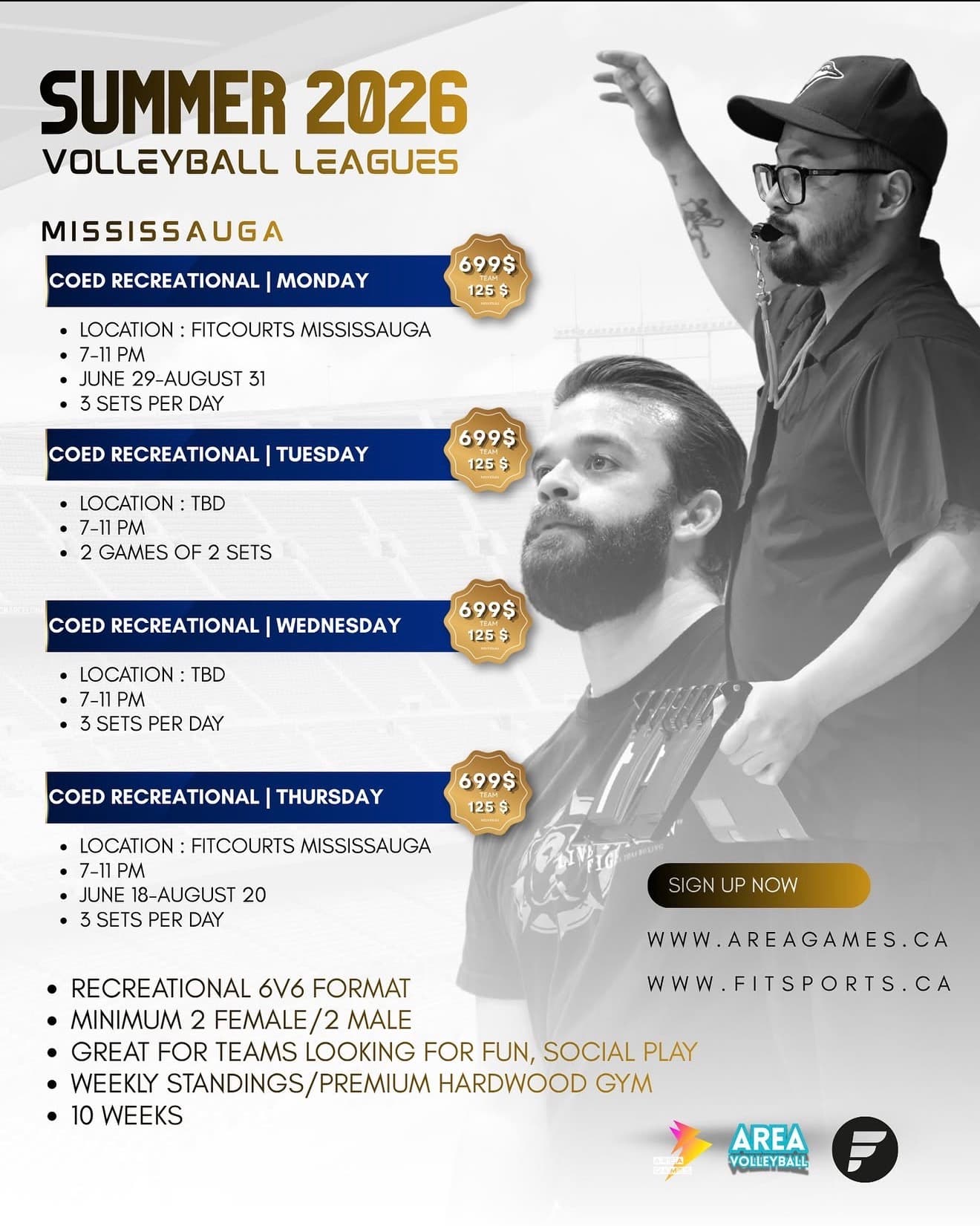 Adult Coed League flyer