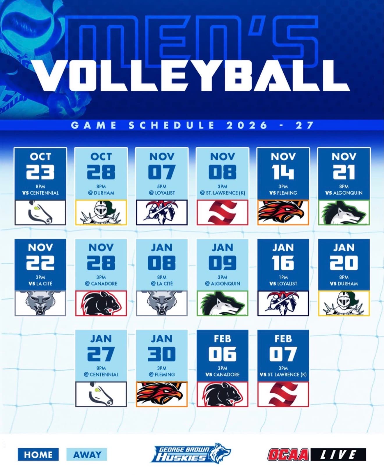 Open Men League flyer