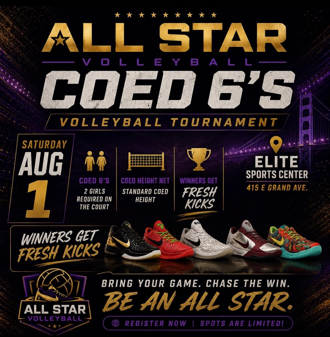 Open Coed Tournament flyer