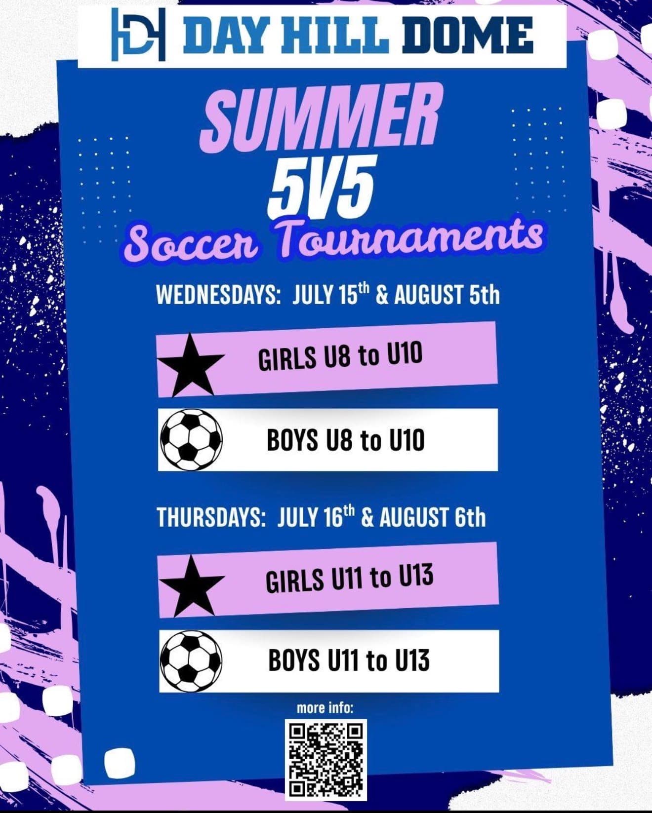U11 Boys Tournament flyer