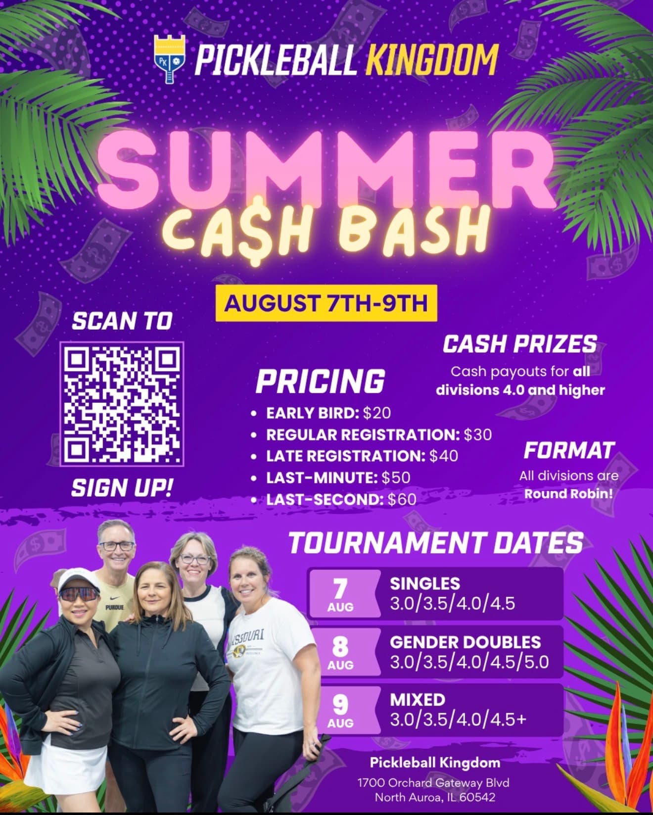 Adult Coed Tournament flyer