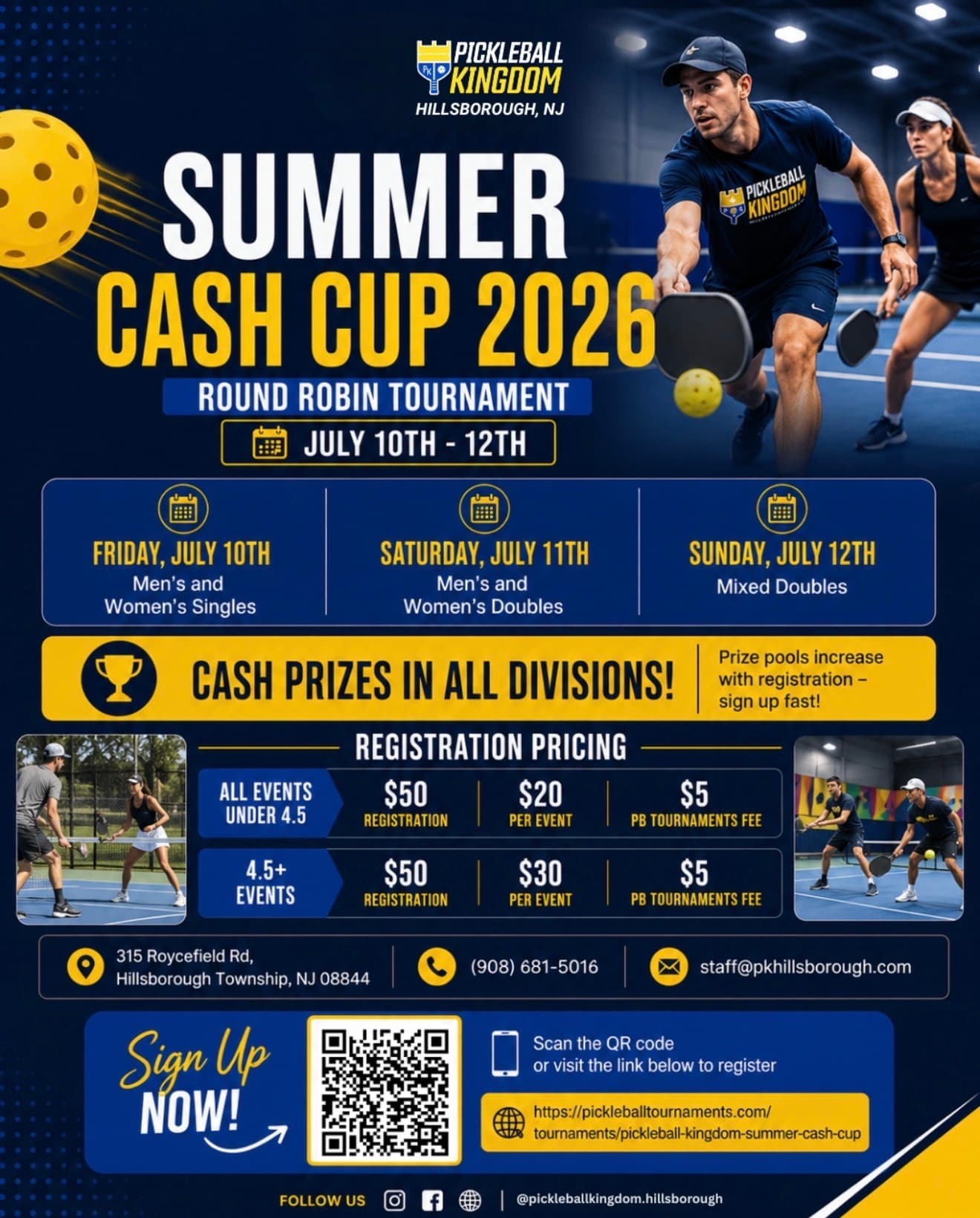 Adult Coed Tournament flyer