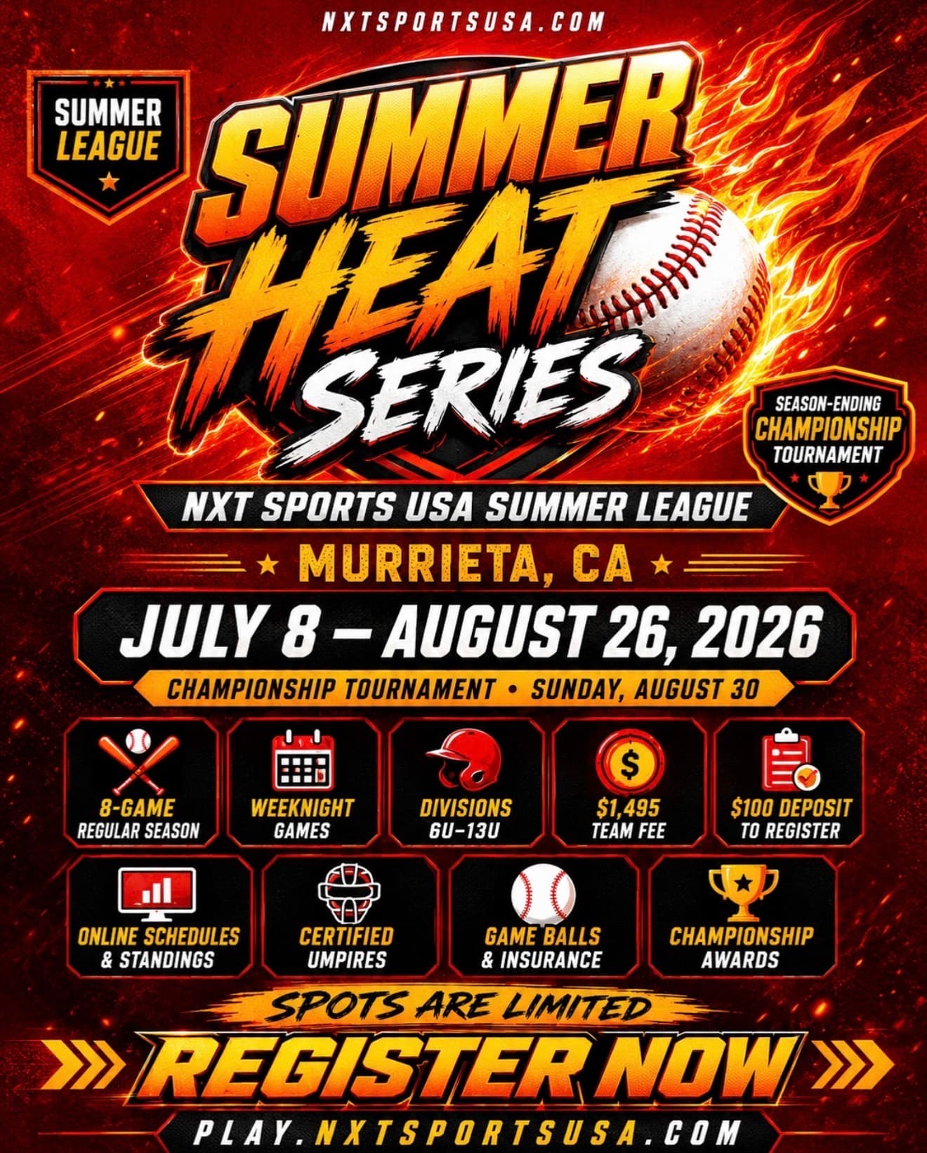 Open Coed League flyer